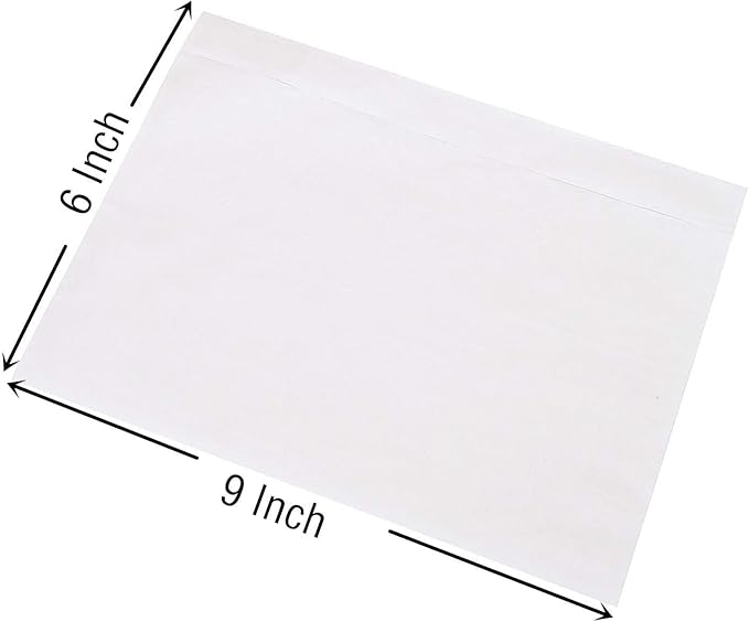 Packing List Envelopes, Clear 6” x 9” Self Adhesive Shipping Labels Envelope Pouches 2000 pack