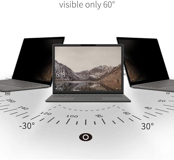 for Microsoft Surface Laptop 5/4/3 th Gen 15 inch Privacy Screen Protector Filter,Bubble Free Anti-Spy Anti-Glare Anti Blue Light Filter(Only for Surface Laptop 3/4/5 15 Privacy Screen Shield)