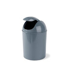 Umbra 1.25 Gallon Mini Waste Can with Removable Swing-Top Lid - Small Garbage Bin for Kitchen, Bathroom, Bedroom, Office - Compact Trash Can Fit Under Tables & Counters - Slate Blue