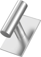VAEHOLD Wall Towel Hooks, Heavy Duty Sticky Holder Waterproof Towel Hooks for Hanging Coat, Clothes, Closet Hook Wall Mount for Kitchen (Silver, 4 Pack) | Heavy Duty, Sticky Holder, Waterproof, Towel Hooks, for Hanging Coat, Clothes