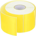 PATIKIL 3 x 5 Inch Rectangle Inventory Color Coding Labels 1 Roll, Square Self-Adhesive Inventory Label Stickers for Office Home Organization Name Tags, 500 Per Roll, Yellow