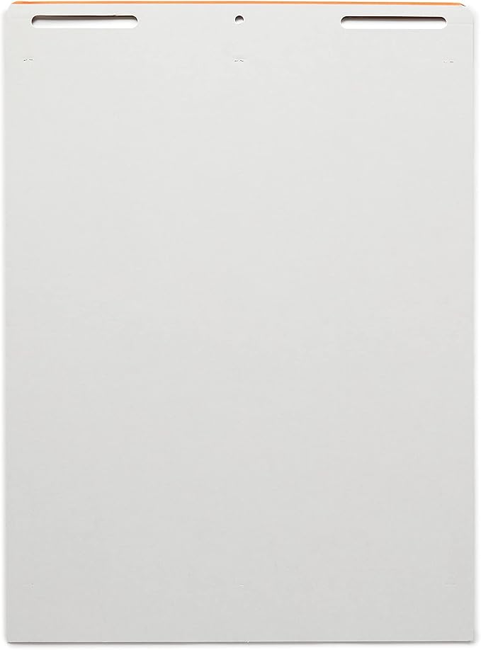 Amazon Basics Sticky Easel Pads for Presentations, Whiteboard-Compatible, 25 x 30 Inch, Rectangular, White, 4-Pack