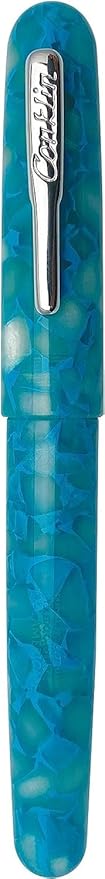 Conklin All American Fountain Pen in Turquoise Serenity – Medium Nib, Versatile Design & Superior Craftsmanship – Ideal Gift for Professionals & Pen Collectors