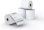 MFLABEL 4x6 Direct Thermal Shipping Labels - 4 Rolls of 450 Labels/Roll, Compatible with Zebra 2844/ZP450/ZP500/ZP505, USPS/FedEx/UPS/Amazon Shipping, Smudge-Resistant & Permanent Adhesive