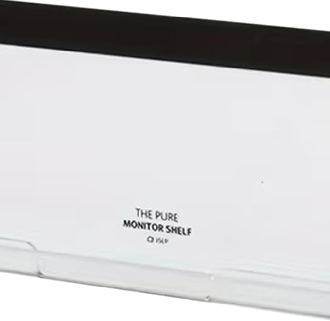 Acrylic Monitor Memo Board, 26x8.2x2.3cm Sticky Note Organizer for Computer Screen, Office, Desktop, Work, Business, Home, Laptop, Accessories