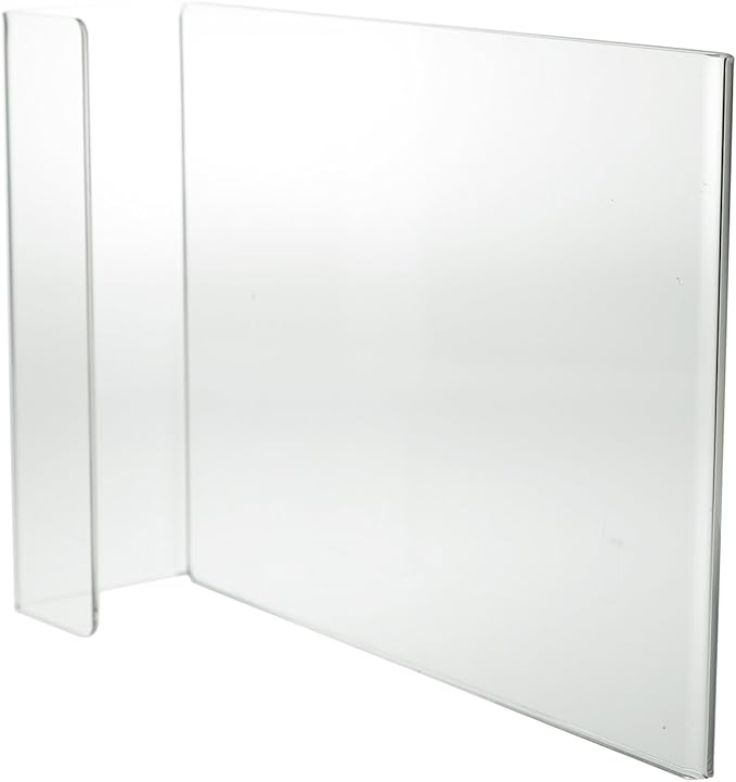 Source One LLC Clear Acrylic Cubicle Sign Holder, Name Plates, & File Holders