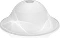 Huquary Lamp Glass Shades for Floor Lamp Elegant Cover Light Fixture Shade Light Fixture Replacement(9.5 x 4.2 x 1.63 Inch,Stylish White)