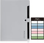 SKYDUE Accordion File Organizer, 8 Pockets Expanding File Folders, Portable Document Paper Organizer, Home College School Office Supplies, Letter Size Gray