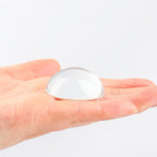 SWTHONY 2pcs 1.6inch Crystal Dome Magnifying Paperweight, Reading Magnifier Glass Paper Weights for Outdoor Events, Office Desk