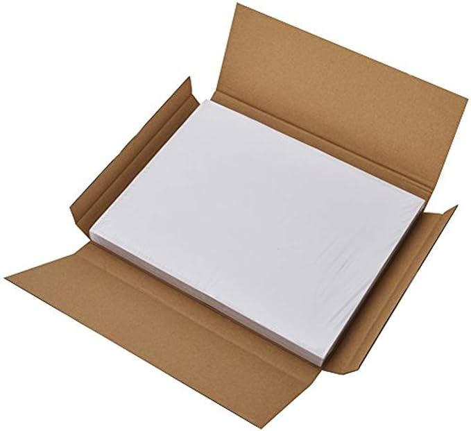 8.5" x 5.5" Half Sheet Self Adhesive Shipping Labels for Laser or Inkjet Printer (200 Labels)