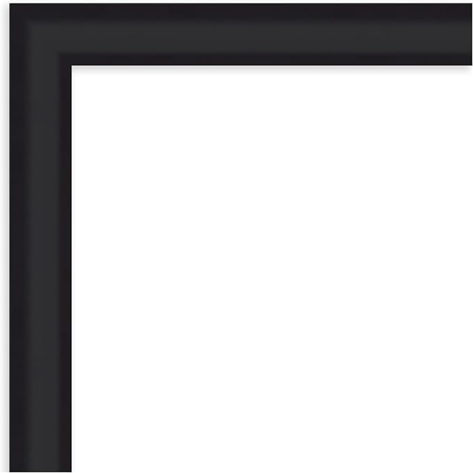 Amanti Art Black Framed Magnetic Board 23x31 Medium Vision Board for use with Magnets, 100% Metal Sheet to Display Items as Office Decor or for Home Organization in mudroom, Kitchen or Kids Room