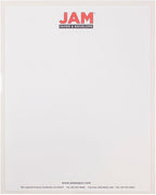 JAM PAPER Plastic Sleeves - Letter Size - 9 x 11 1/2 - Clear Project Pockets - 120 Bulk Page Protectors/Pack