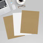 LUXPaper 8.5" x 11" Paper | Letter Size | Grocery Bag Brown | 70lb. Text | 50 Qty