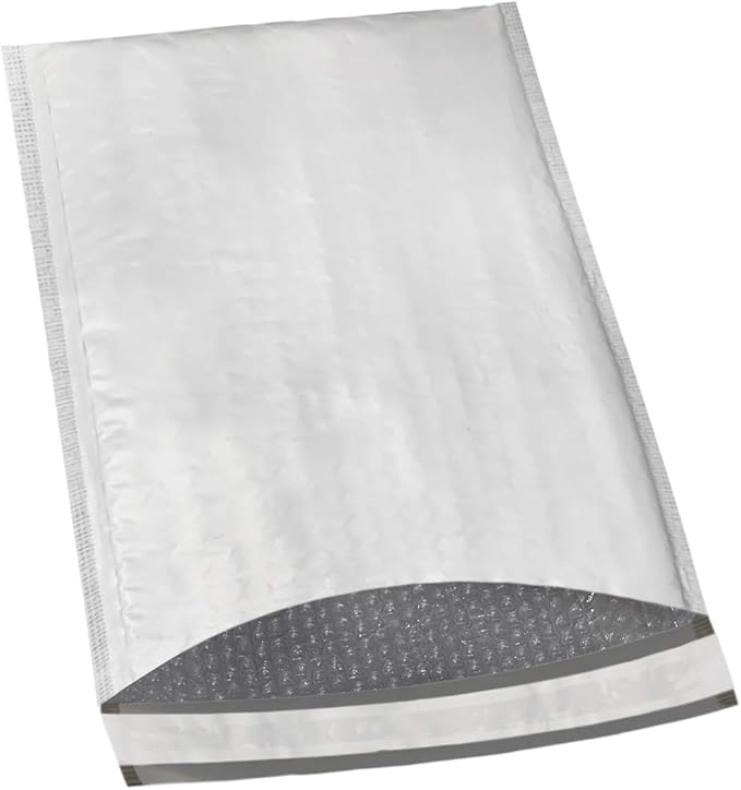 14.5x20 inches Poly Bubble Mailer Self Seal Shipping Envelopes 2.5 Mil 50 Pack