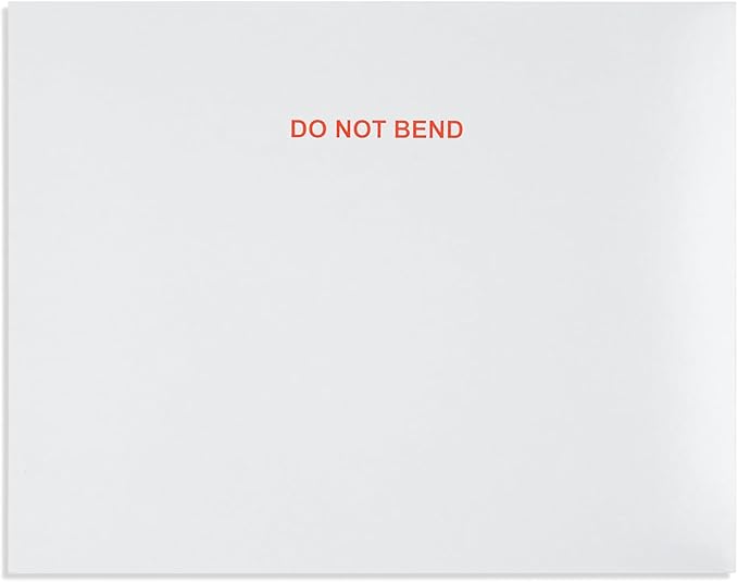 Blue Summit 50 Pack Photo Mailer 11x14 Cardboard Envelopes, Do Not Bend Rigid Mailers, Cardboard Envelopes for cards, For Paper Document, Photos, Pictures, and Magazine