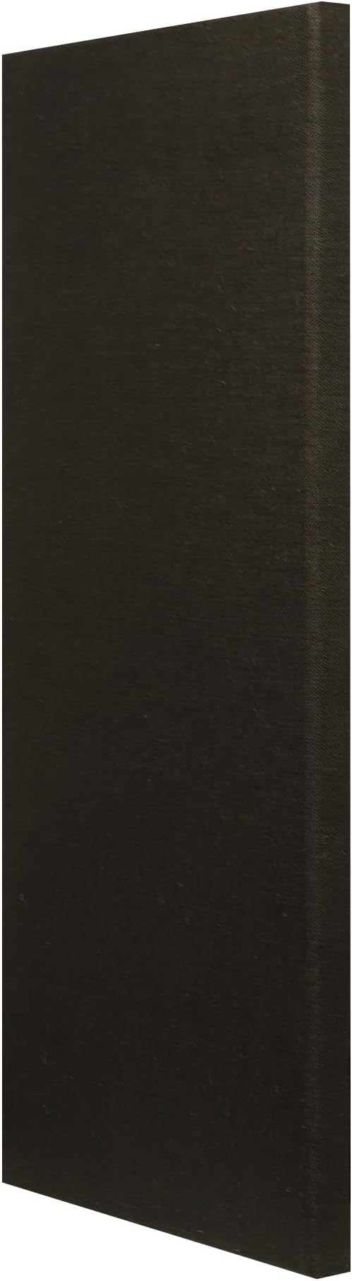 ATS Acoustics Sound Absorbing Acoustic Panel 24" x 48" x 2" Beveled Edge (Black)
