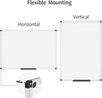 VIZ-PRO Magnetic Whiteboard/Dry Erase Board, 48 X 36 Inches, Pack of 2