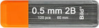 Bild Premium 1200 leads of 0.5mm 2B Mechanical Pencil Lead Refills (2B Mega, 0.5 mm)