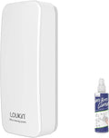 loukin Magnetic Dry Erase Eraser, Whiteboard Eraser, Glass Board Remover, 3.4 fl oz Whiteboard Cleaner Included, for Classroom, Home and Office Use (White)