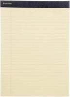 Mintra Office Legal Pads - ((PREMIUM CANARY 6pk, 8.5in x 11in, WIDE RULED))