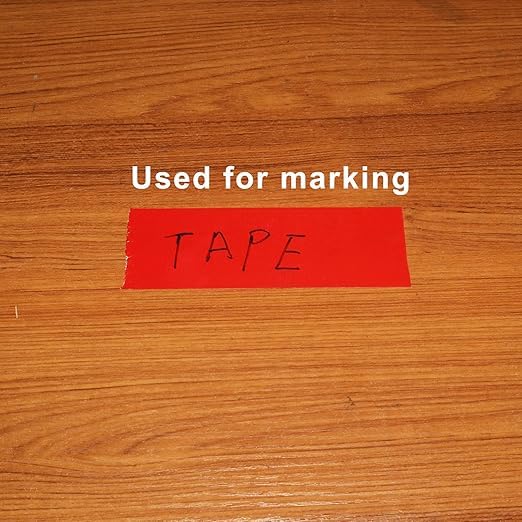 QILIMA 5-Pack Red Duct Tape, Professional Grade Duct Tape for Photographers,Industrial, Professional Use, 2 Inch X 30 Yards