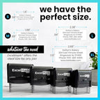 ExcelMark Custom Rubber Stamp – Clean & Easy Stamping – Personalized Self-Inking Stamp (Small)