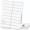 OfficeGear Shelf Edge Barcode Price Ticket Labels 18-up [25 Sheets - 450 Pack] 30x105mm Custom Printable A4 Card Micro Perforated Non-Adhesive Merchandise Tag with Free Downloadable Design Template