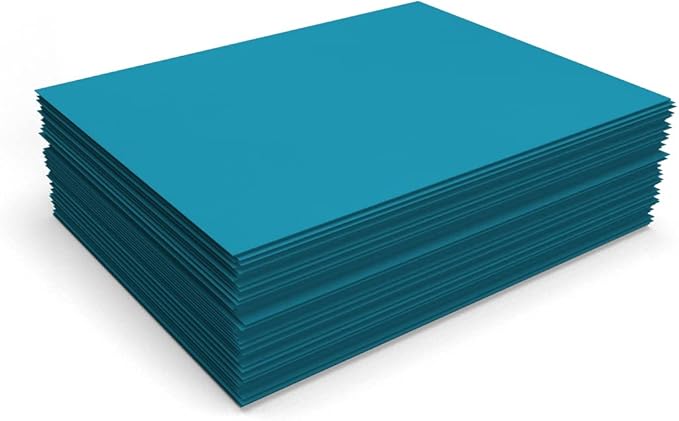 LUXPaper 8.5" x 11" Paper | Letter Size | Bright Blue | 60lb. Text | 1,000 Qty