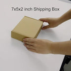 PHAREGE 7x5x2 inch Shipping Boxes Bulk 25 Pack Brown, Tab Lock Tuck Top Mailer Boxes for Packaging Small Business, Small Cardboard Gift Boxes for Wrapping Mailing Present
