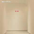 iSYFIX Exit Signs 6 Pack 12x4 Inch with Directional Right & Left Arrows - Rust Free Aluminum, Laminated for UV, Weather, Scratch Resistance - Ideal for Offices, Schools, Theaters, Restaurants