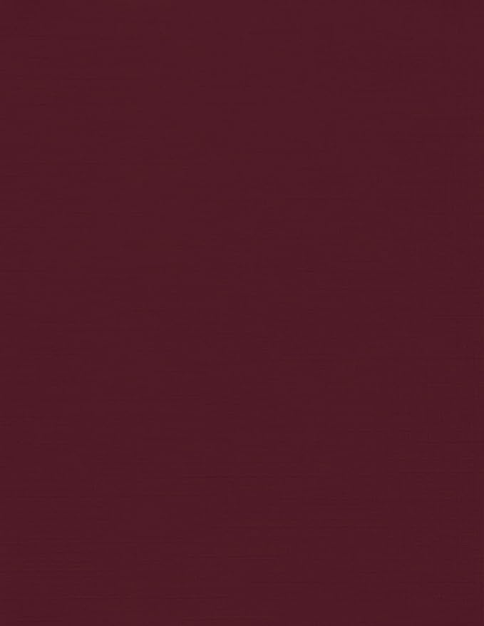 LUXPaper 8.5" x 11" Cardstock | Letter Size | Burgundy Linen | 100lb. Cover (183lb. Text) | 500 Qty