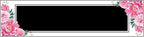 Signs ByLITA Floral Pattern Customized Nameplate | Midnight Bloom Personalized Full Color Acrylic Desk Sign