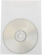 100 Clear CPP Movie Plastic Sleeves + 2 Disc Non-Woven Sleeves by StarTechDeals