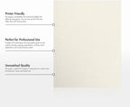 LUXPaper 8.5" x 11" Paper | Letter Size | Quartz Metallic | 80lb. Text | 50 Qty