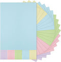 Sinmoe 100 Sheets 5 Shades Cardstock Paper 8.5 x 11 Inches 180gsm Solid Core Printer Paper for Scrapbooking DIY Arts Crafts Making Office Home Supplies (Macaron Series)