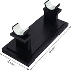 Fountain Pen Holder for Desk | Vintage Acrylic & Metal Organizer Stand | Pencil Holder for Table and Office Pen Holder for Desk Display