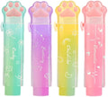 Daphilly Retractable Pencil Eraser, Cute Erasers,Gradient Jelly Eraser,Suitable for School Home Office Supplies (Gradient Jelly)