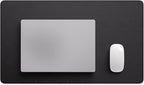 Jotsome Leather Desk Pad Mat, Non-Slip Desk Blotter Pad - Desk Protector for Office, Home, Laptop, and Desktop, Gift for The Holidays (Black, 24" x 14")