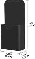 MoKo Magnetic Dry Erase Marker Holder, [4 Pack] Pen/Pencil/Magnets/Dry Erase Marker Storage Organizer for Home Refrigerator, Office Glass Whiteboard, Locker and Other Magnetic Surfaces, Black