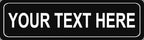 BuildASign Personalized Custom Street Sign – Aluminum Road Sign for Bedroom, Game Room, Man Cave, Garage or Playroom Decor, Weather-Proof & UV Fade Resistant (5"x18”, Black)