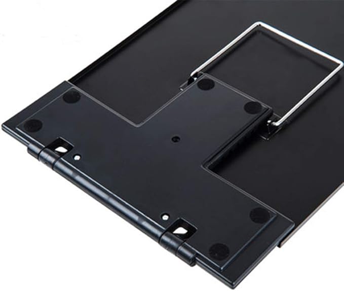 Hanghs Desktop Document Holder/Paper Stand/Clipboard for Sheet Music/Cookbook/Book with 7 Adjustable Positions and a Highlighting Side Clip Black