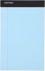 Mintra Office Legal Pads, ((Basic 6pk - (Pastel Set #2), 5in x 8in, Narrow Ruled))