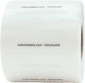 Dissolvable Blank Shelf Life Labels for Food Rotation Prep 1 x 2 Inch 500 Adhesive Stickers
