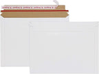 Xxcxpark 25 Pack Rigid Mailers, 9.5x12.5 inches Self Seal Photo Document Mailers Premium Cardboard Keep Flat Envelopes for Photos Pictures Papers Files CD