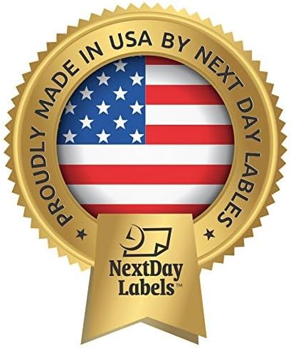 NextDayLabels - 8-1/2 x 11 Neon Color High Light Fluorescent Labels for Laser & Inkjet Printer (Green Fluorescent, 2/3" x 3-7/16" - 30 Per Page | 750 Labels)
