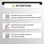 BETCKEY - Compatible DYMO 1744907 (4" x 6") Shipping Labels, Perforated, Compatible with DYMO Labelwriter 4XL Rollo & Zebra, NOT Fit 5XL [10 Rolls/2200 Labels]