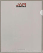 JAM Paper Plastic Sleeves - 9" x 11 1/2" - Smoke - 12/pack