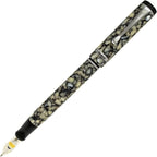 Conklin Duragraph Fountain Pen Cracked Ice - Medium Nib, Timeless Design for Everyday Writing, Premium Craftsmanship