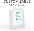 Cardinal 3 Ring Binder, 1 Inch Premier Easy Open Binder, ONE-Touch Locking Slant-D Rings, 250-Sheet Capacity, ClearVue Cover, PVC-Free, White (10300CB)