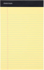 Mintra Office Legal Pads, ((Basic 6pk - (Pastel Set #2), 5in x 8in, Narrow Ruled))